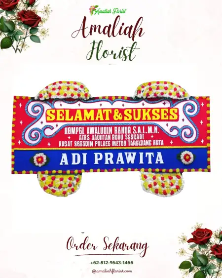 Papan Bunga Ucapan Selamat Pejambon